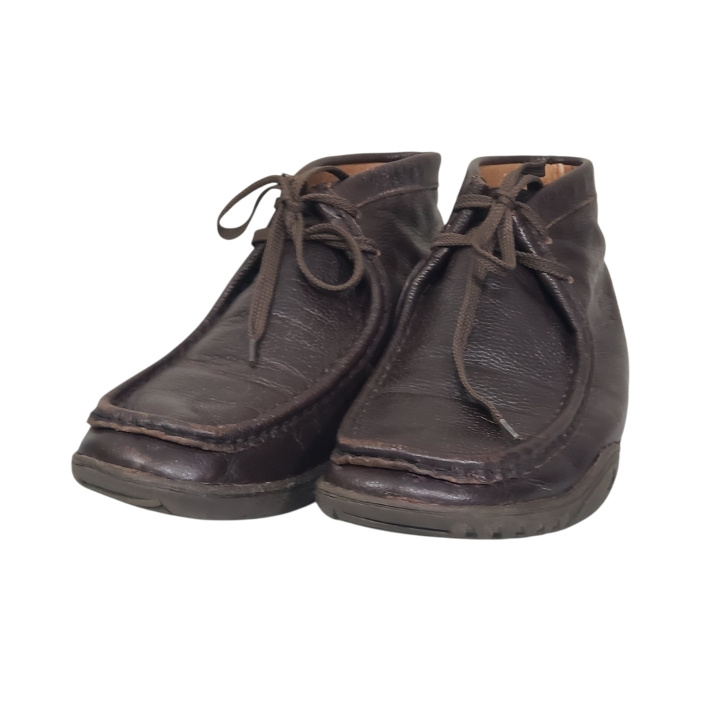 Roots Windsor Leather Moc Toe Lace-up Chukka Men's Ankle Boot Size 9